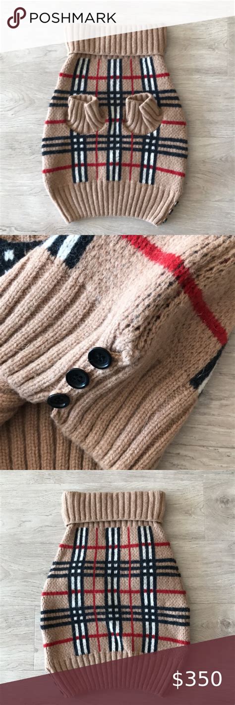 burberry style dog sweater|Burberry jumpers for women.